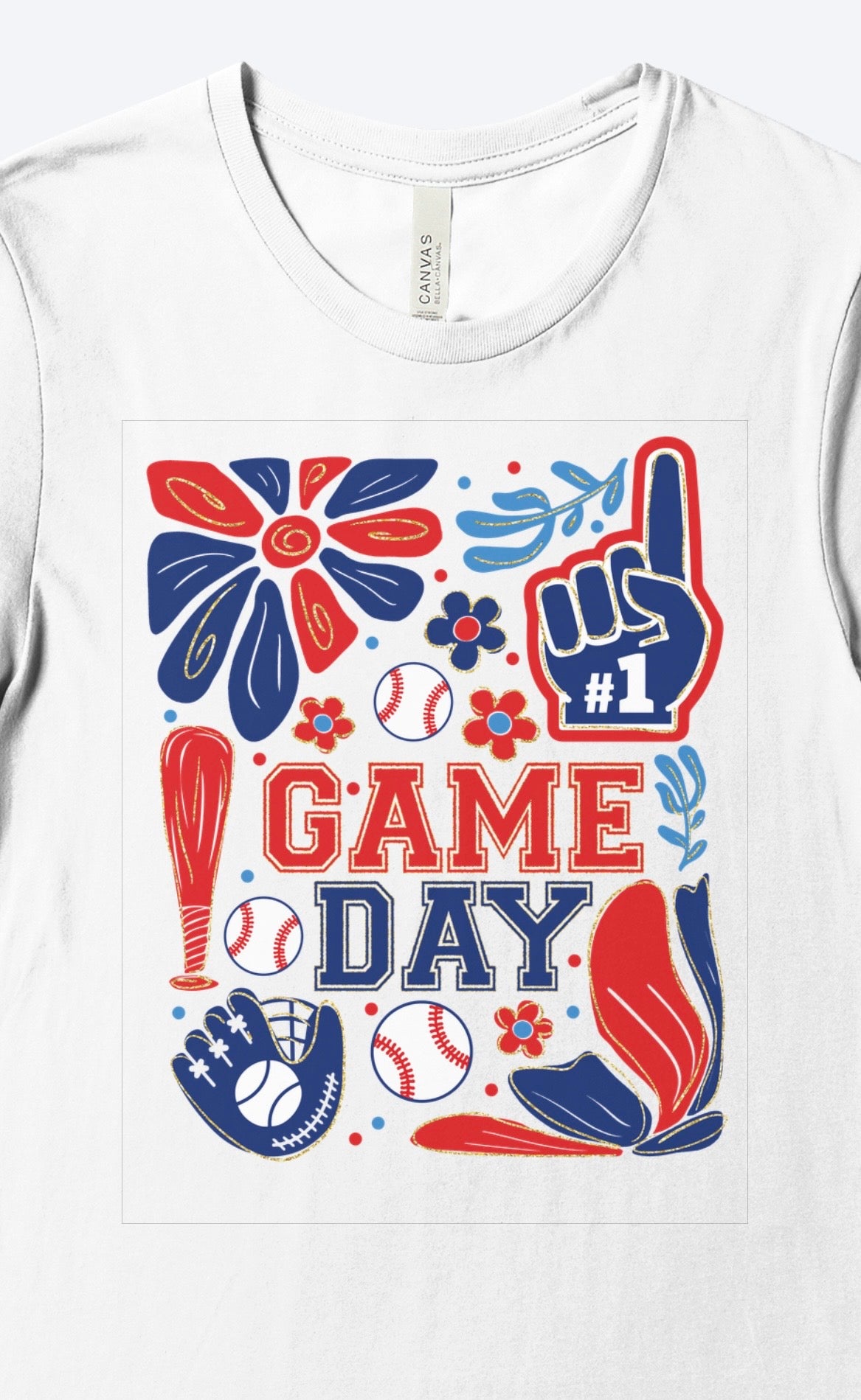 Game Day red and blue